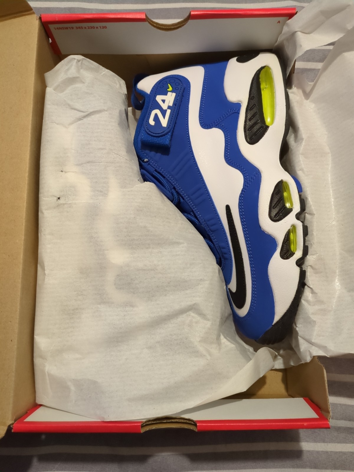 Men’s Size 9 – Nike Air Griffey Max 1 2021 Varsity Royal Worn 1x