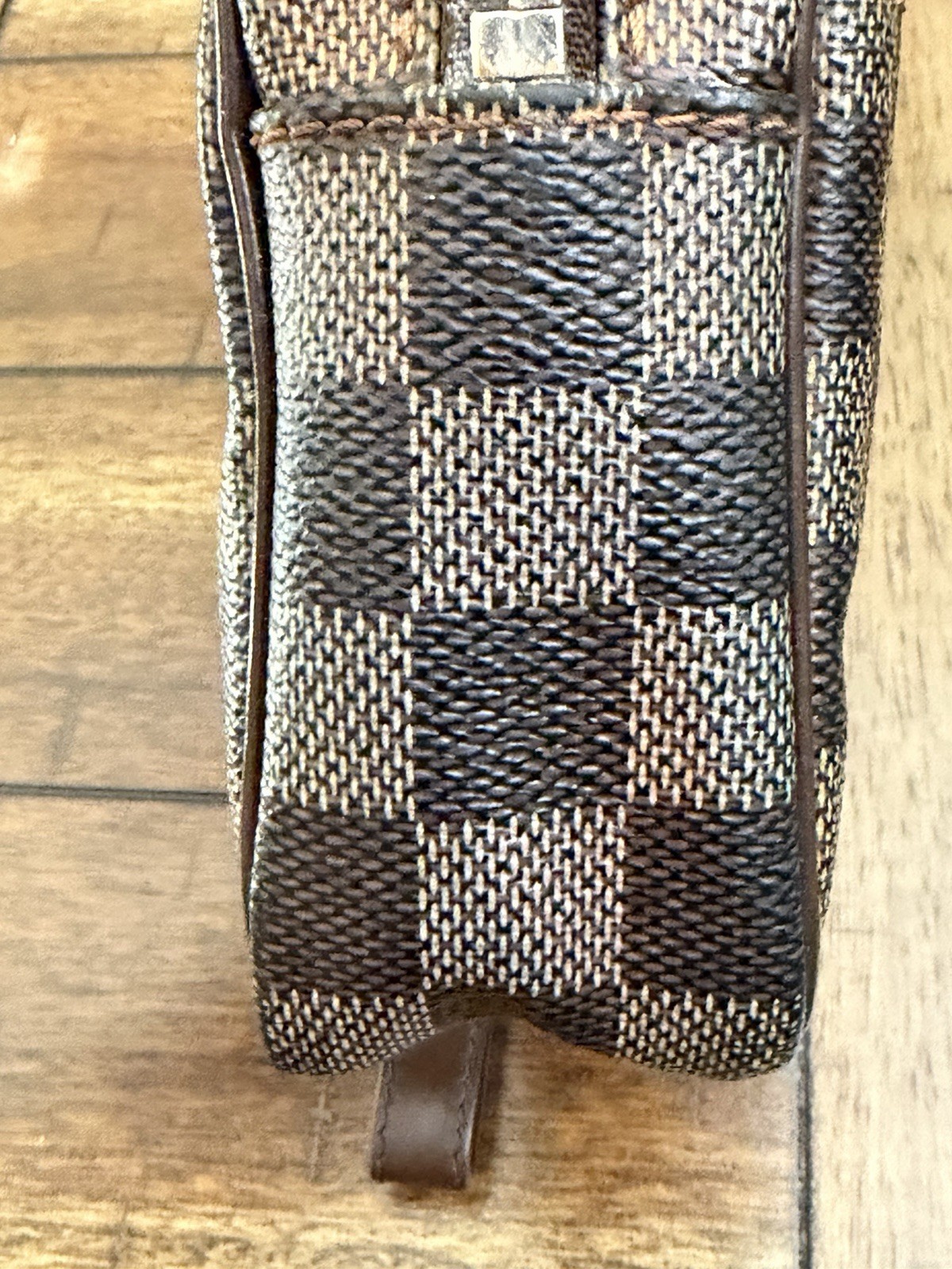 Louis Vuitton Damier Ebene Pochette Bi-Macau Clutch Bag, 13cm x 22cm