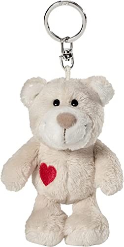 NICI Love Bear Key Ring 3.9 inches (10 cm) WH