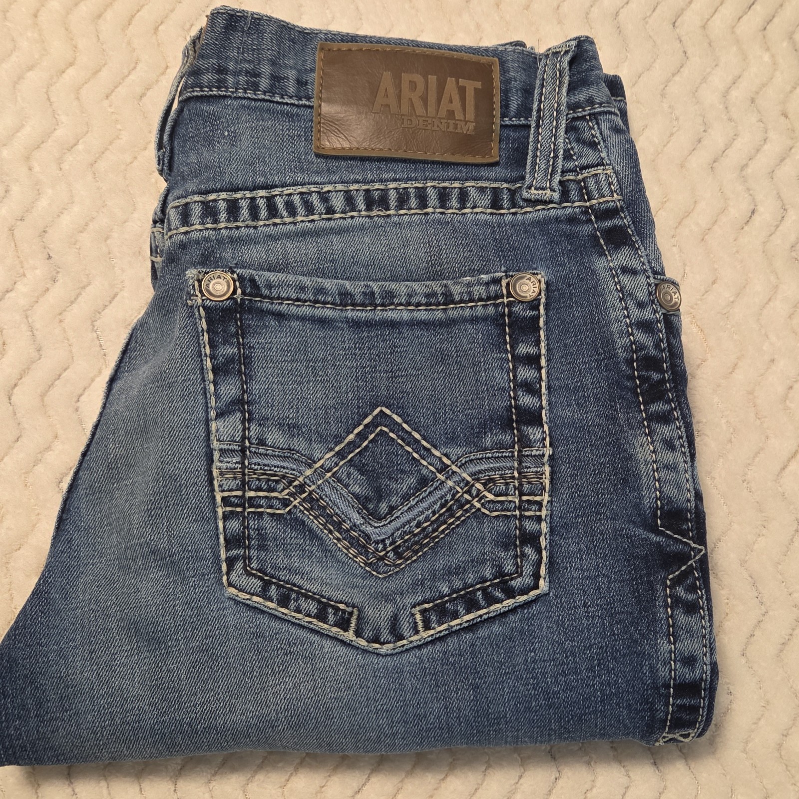 Ariat M4 Jeans Low Rise Boot Cut Men 30×32 Actual 30×30 Workwear Western Cowboy