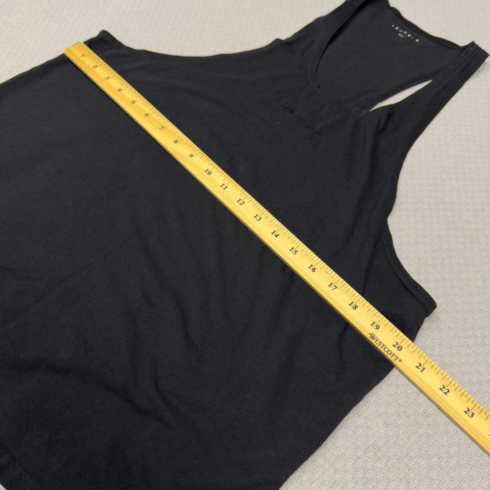 YoungLA 334 Stringer Tank Top Mens XXL Black Cotton Blend Gym Workout YLA2498