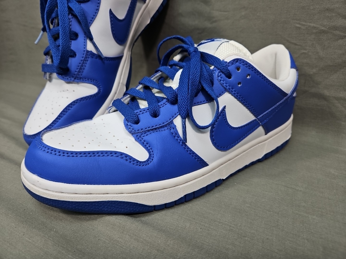 Nike Dunk Low Retro SP Kentucky Blue 2021 Size 10 Preowned