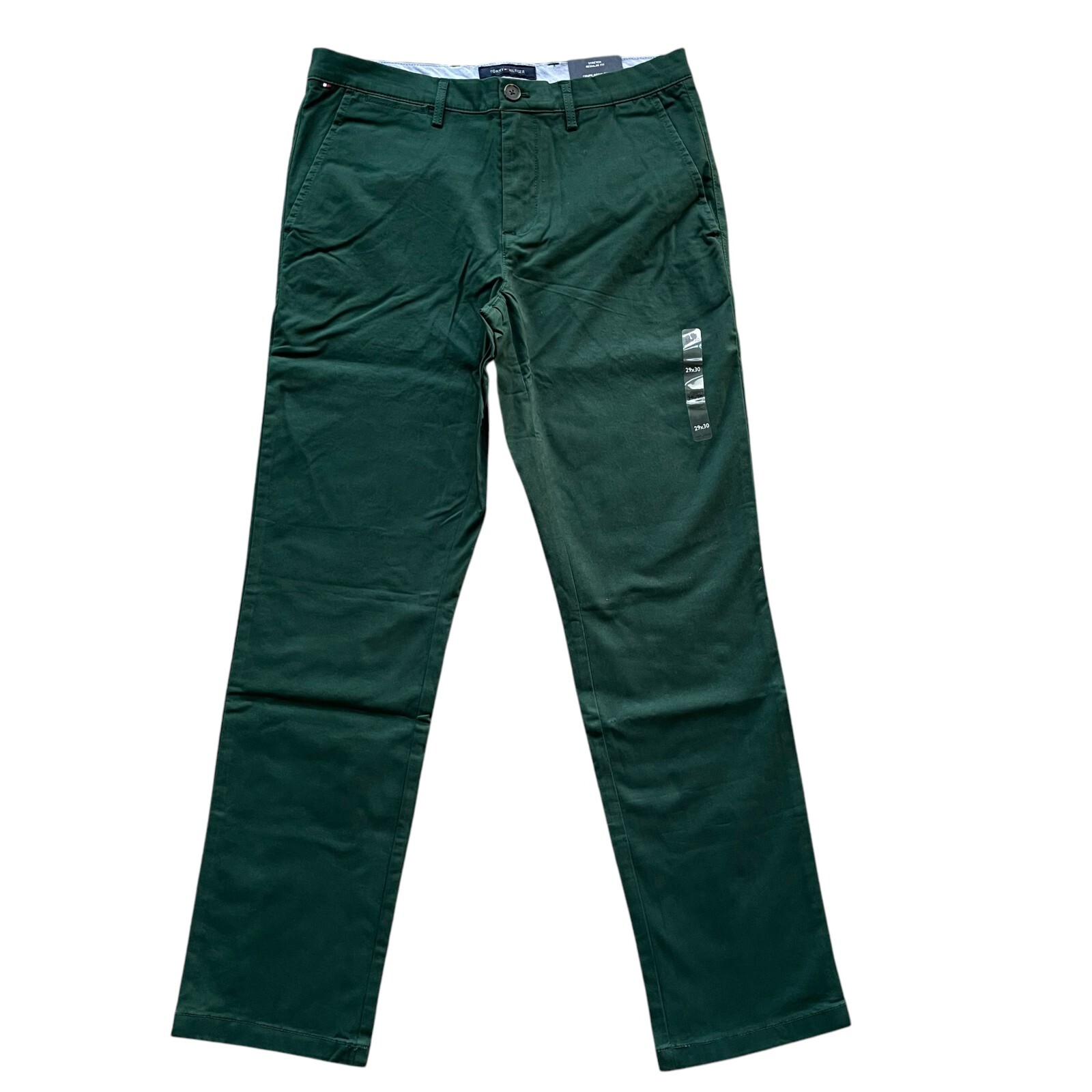NWT Tommy Hilfiger Men’s Regular Fit Straight Stretch Cotton Chino Pants All Siz