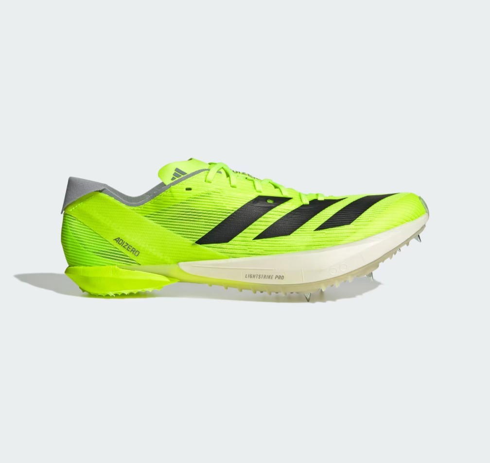 Adidas Adizero Ambition Track Cleats Men’s size 12.5 Lucid Lemon Black Shoes NEW