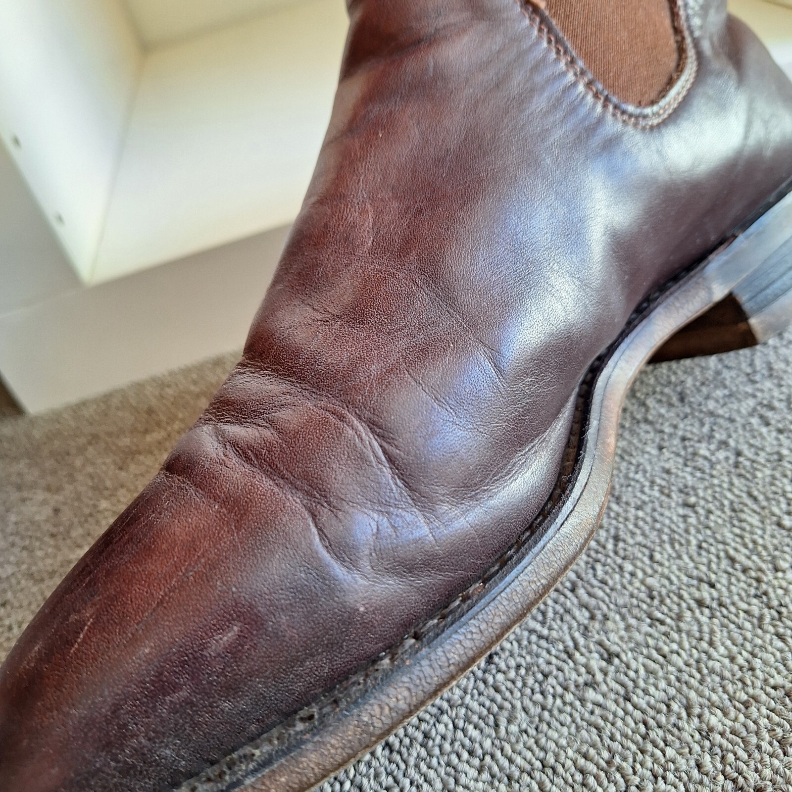 RM williams Leather Comfort Craftsman Chelsea Boots UK 7.5G US 8.5 Ladies 10
