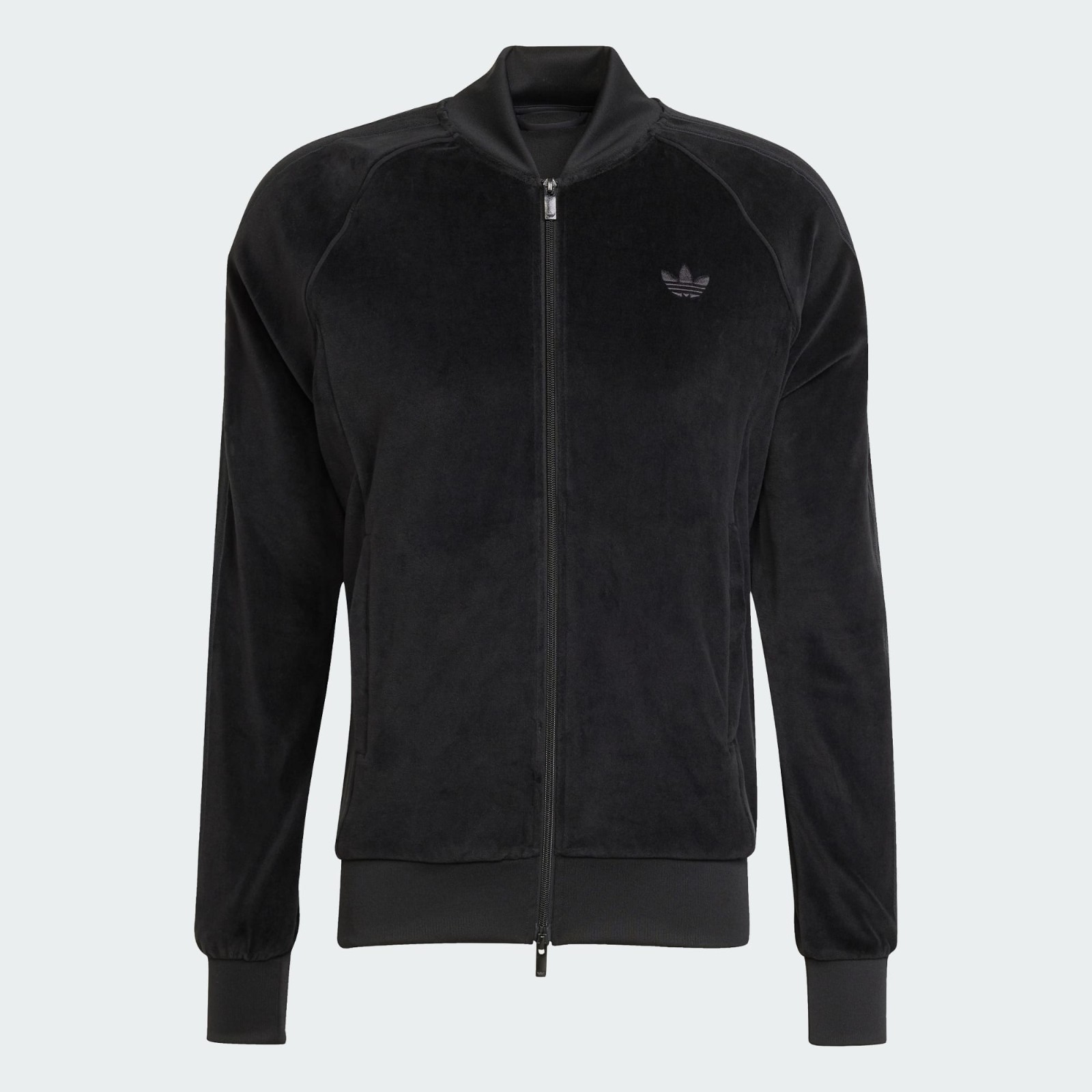 adidas Originals SST Adicolor Velour Track Top Men Casual Jacket AsiaFit JX1559
