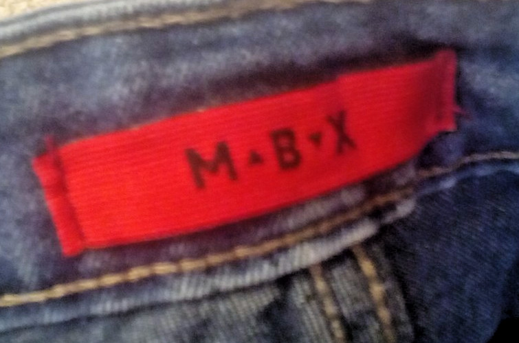 MBX Slim Fit Leg Mid-Rise Jeans Stretch Denim Dark Wash Men’s 40X30 Actual R:11