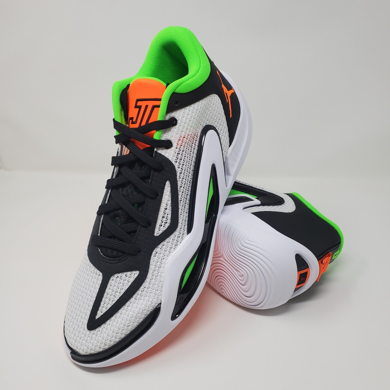 Nike Jordan Tatum 1 Home Team White Orange Black DZ3324-108 Men’s Size 11.5