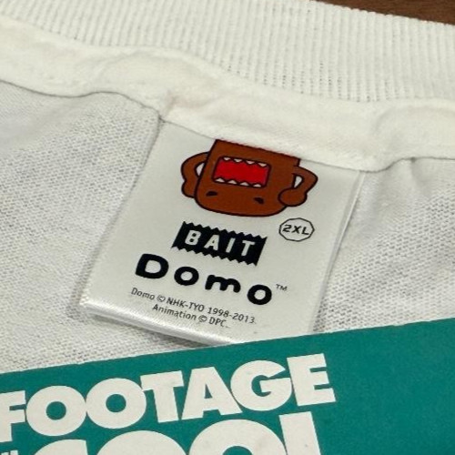 2013 BAIT SUPERIOR DOMO RAPPER HYPEBEAST BOX LOGO TEE SHIRT SUPREME WHITE XXL