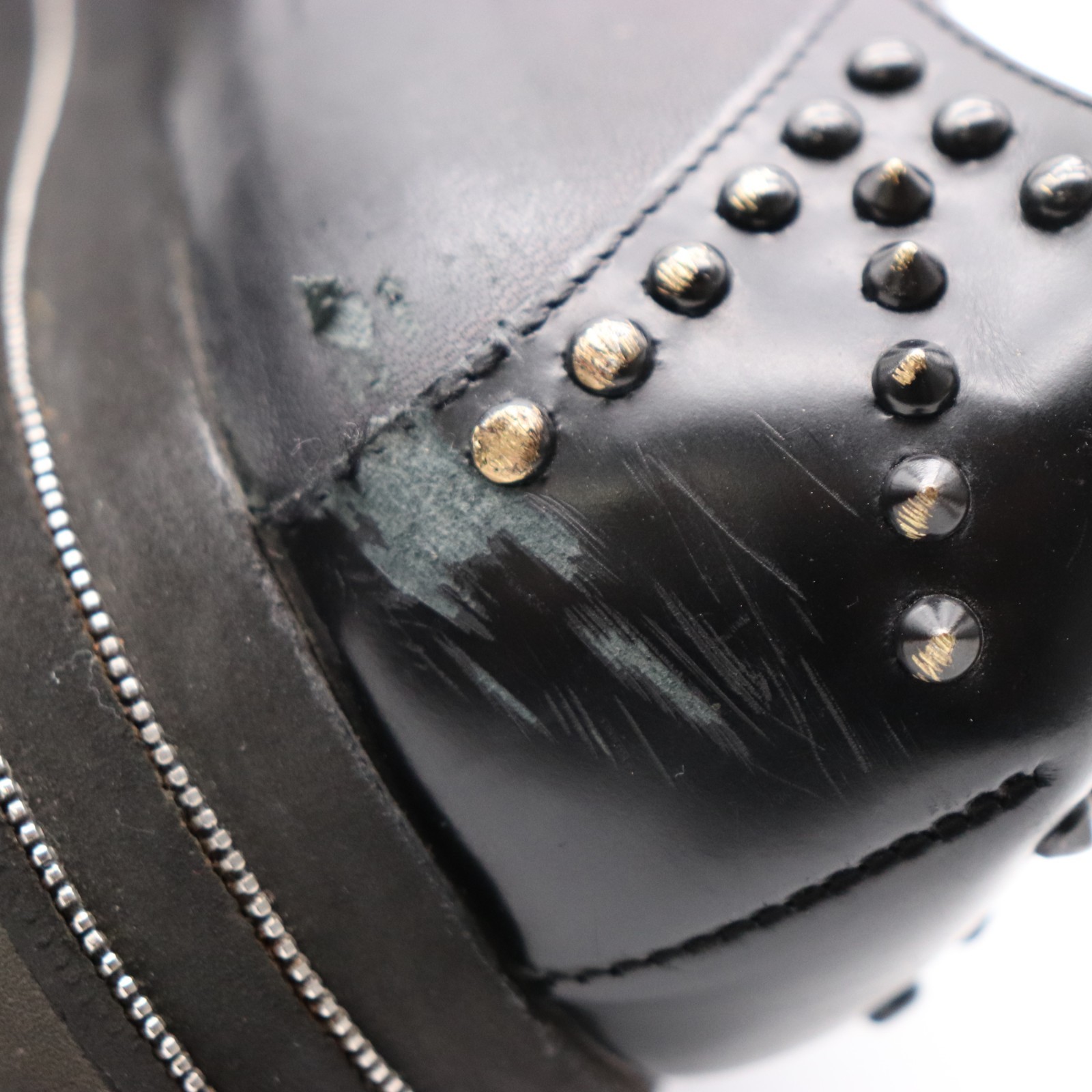 Cesare Paciotti Double Monk Men’s Size UK 8 US 9 Black Leather Studded