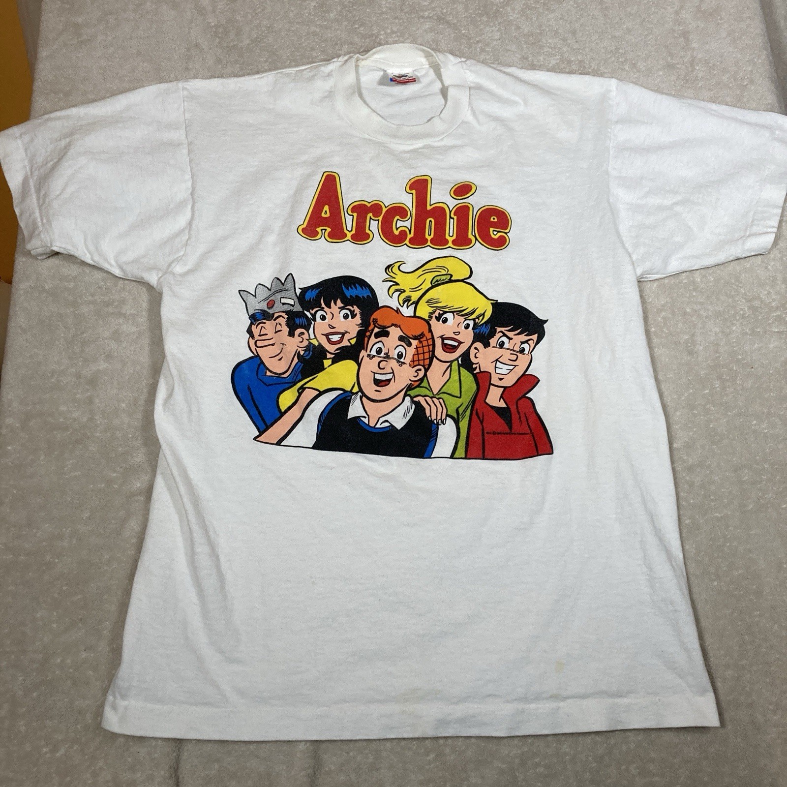 Vintage Archie Comics Sz Large Single Stitch Adult 1990 T-Shirt Veronica Betty