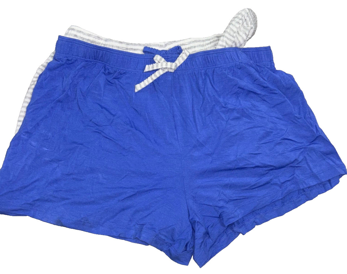 Jane and Bleecker Women’s Sleep Short 2 Pack (Grey/Blue, Medium) NWOT
