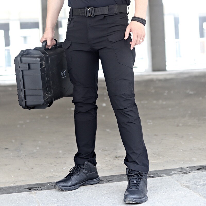 Men’s Work Cargo Pants Tactical Combat Pants Outdoor Hiking Waterproof Trousers