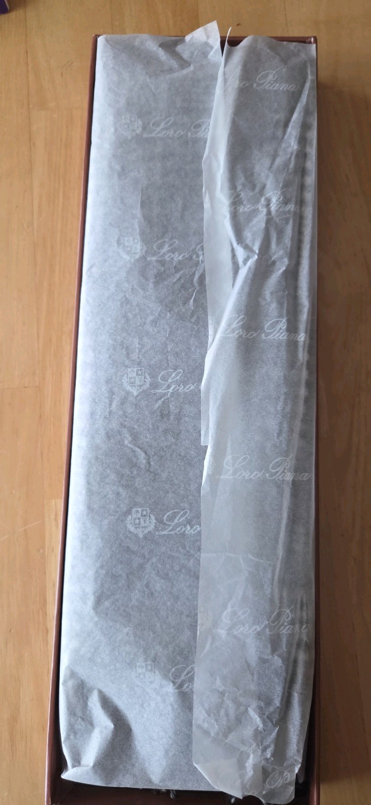 Vintage Loro Piana Cashmere Scarf Exclusive Employee Gift with Original Box