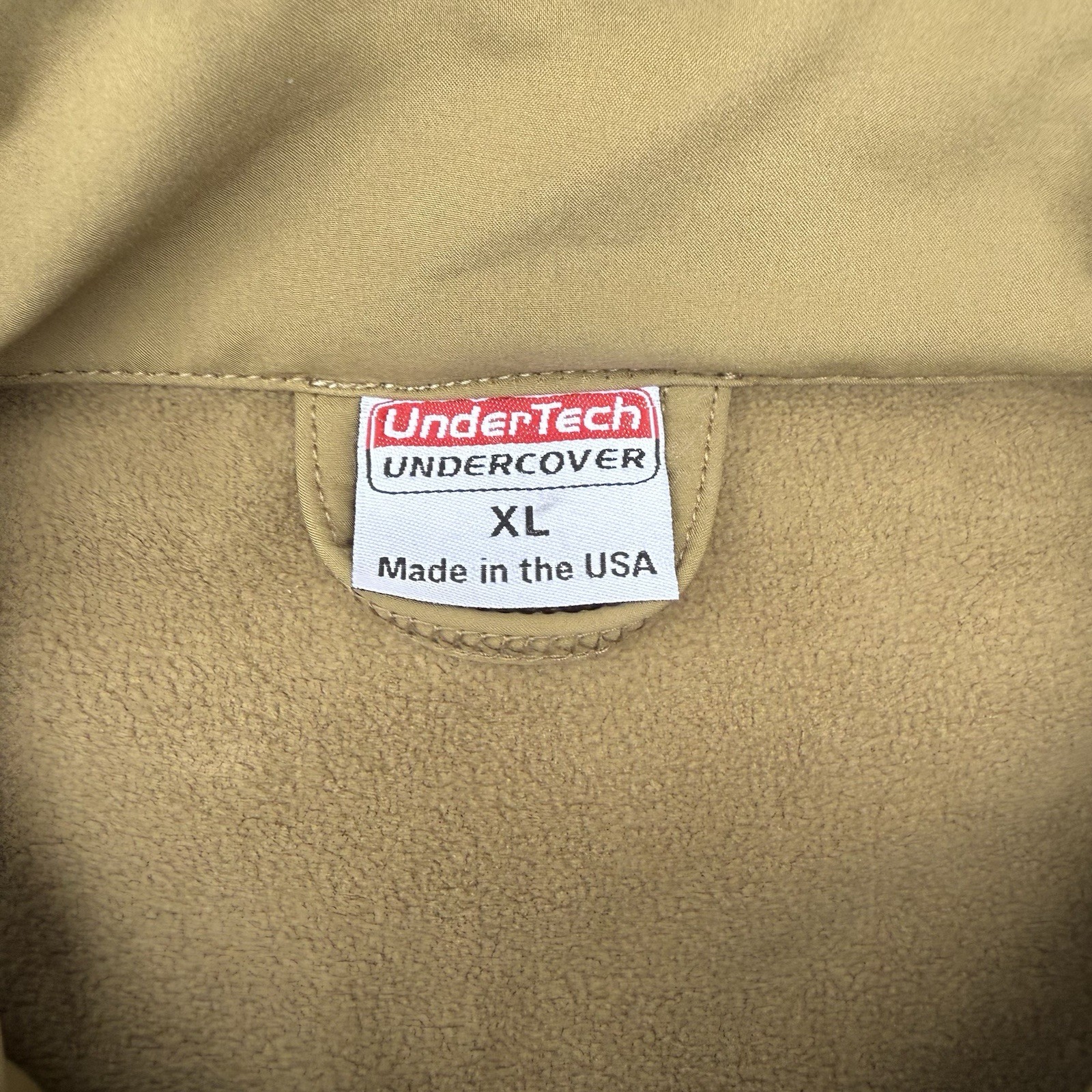 UnderTech Undercover TAN CONDOR PHANTOM SOFTSHELL JACKET 606 Men’s XL Conceal