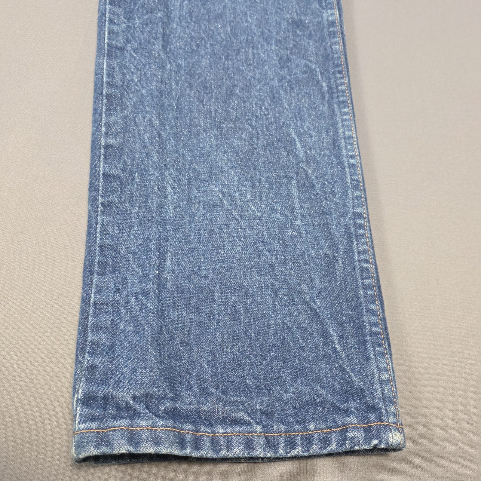Wrangler 13MWZ Cowboy Cut Jeans 38×34 Made USA Vintage Blue Denim Western Work