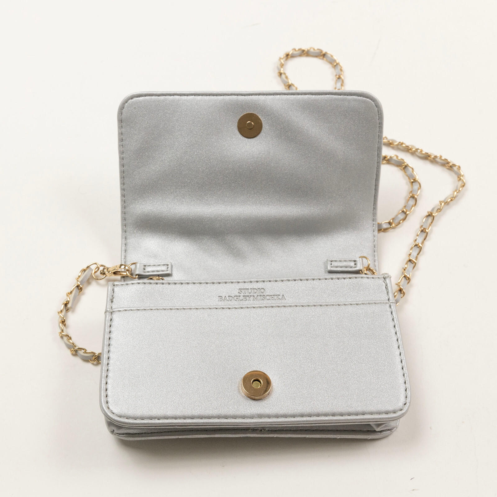 Badgley Mischka Camera Bag Gray (Pre-owned/as pictured)
