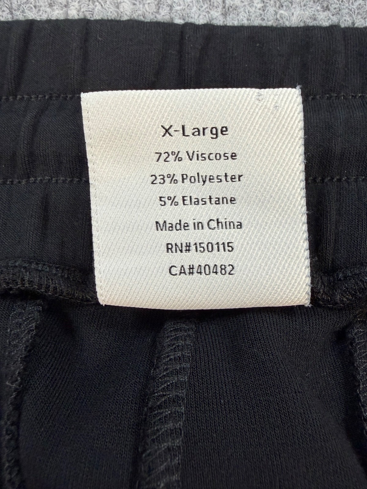 Varley Doublesoft Jogger Pants Womens XL Black Athleisure Lounge Pull On Cozy