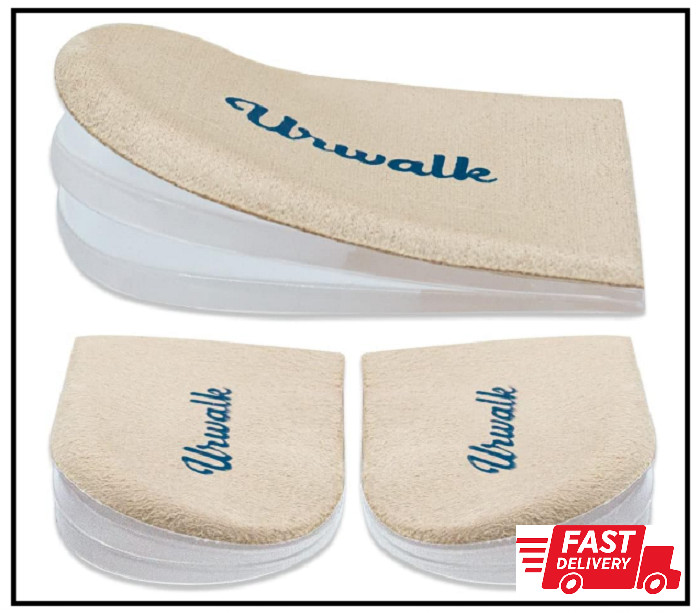 Urwalk 3 Layers Adjustable Supination & Over-Pronation Corrective Shoe Inserts,