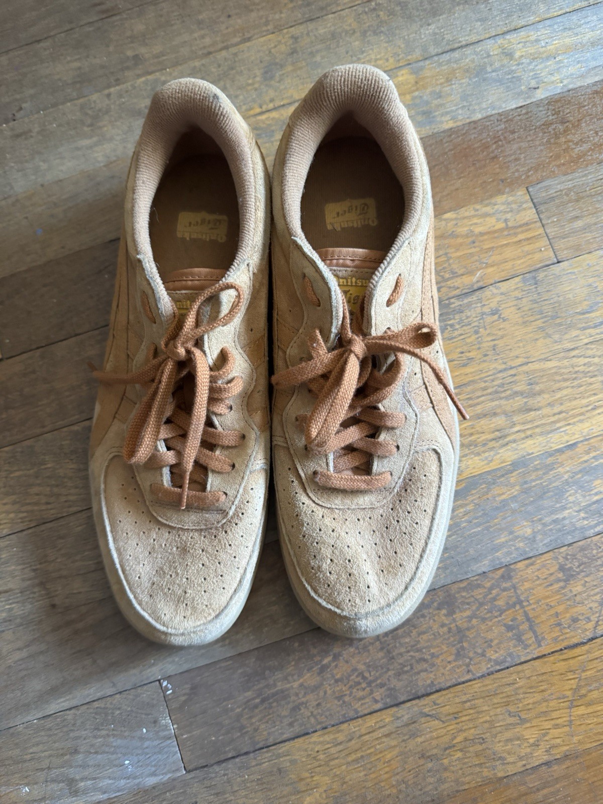 Onitsuka Tiger GSM SIZE 8 suede Ginger Honey NEW OPEN BOX never been worn