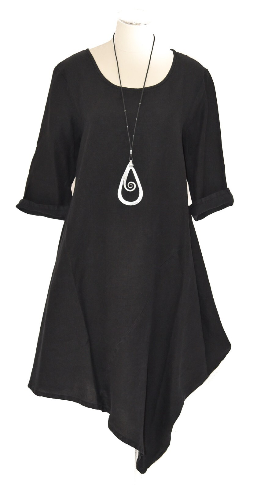 BRYN WALKER Light Linen FRAN SHIRT A-Line Top Bell Sleeves XS S M L XL COLORS