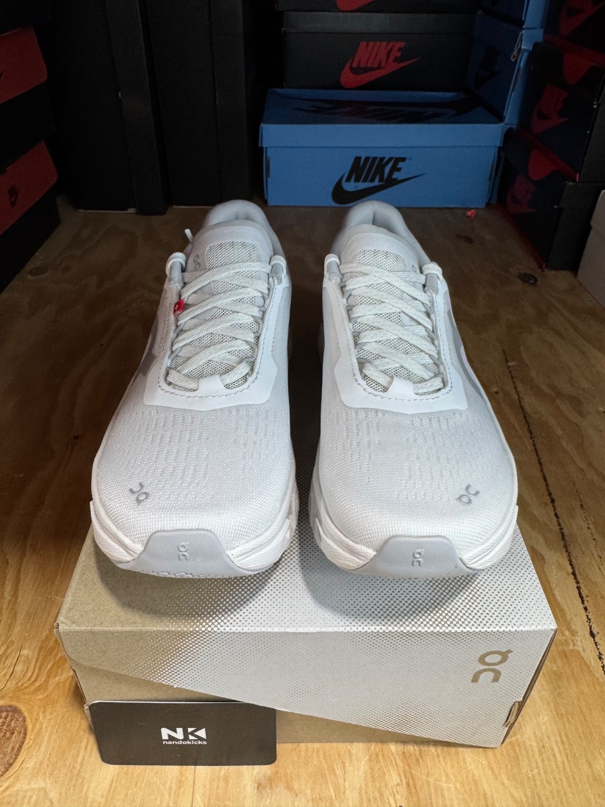 ON Running Wmns Cloudmonster 1 ‘White White’ 3WF30481200 BRAND NEW WOMENS SZ