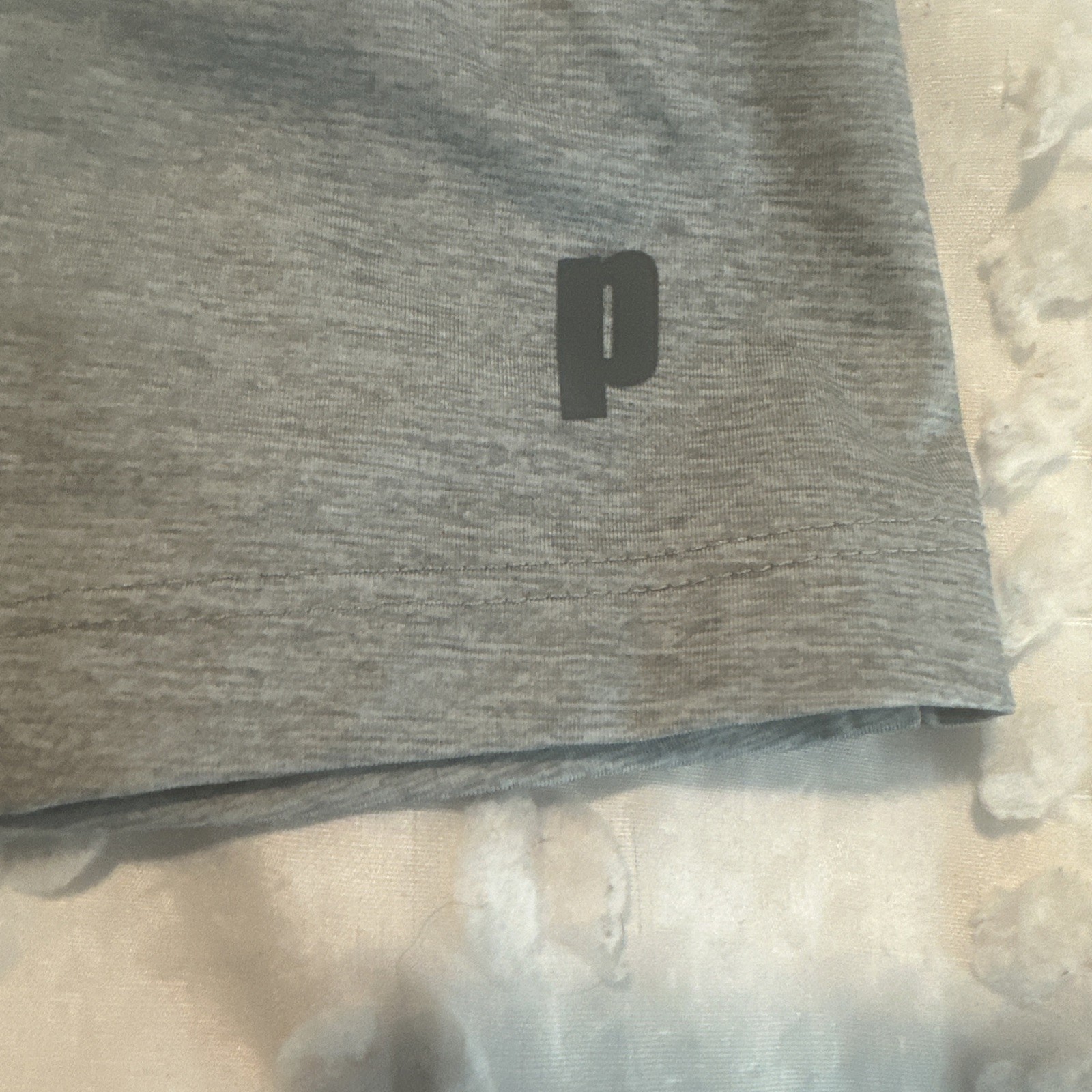 Prince XL ash gray micro fiber tennis skort