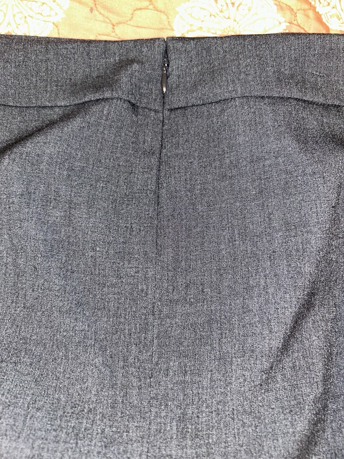 Calvin Klein Gray Solid Pencil Skirt Knee High Women’s Plus Size 22W New Office