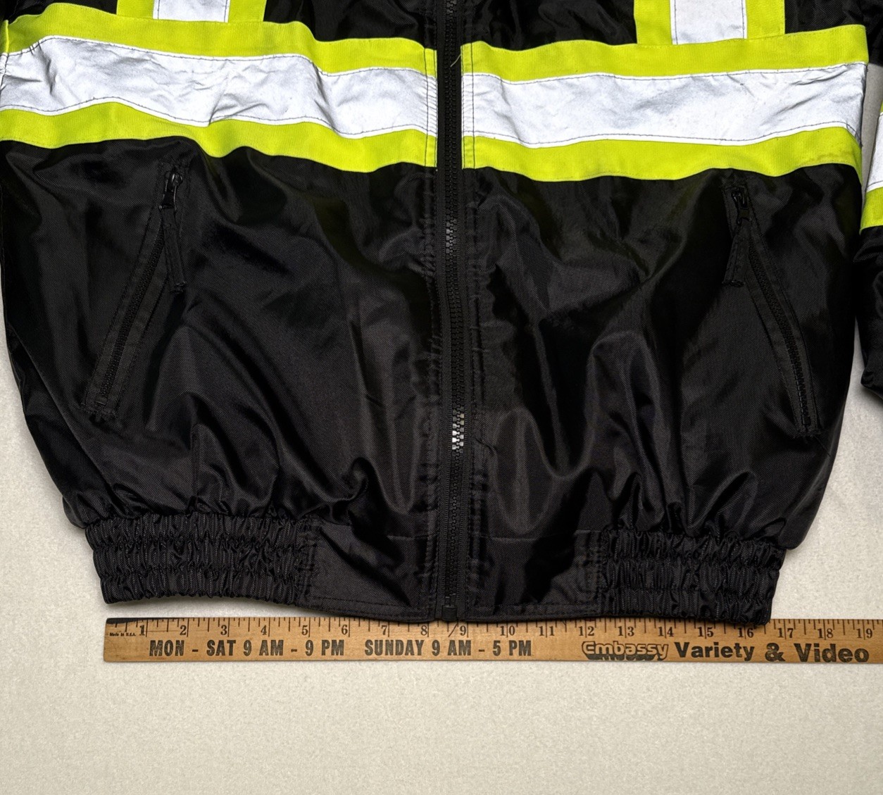 Hi-Vis Insulated Safety Bomber X Back Reflective Jacket ROAD WORK JORESTECH Sz S