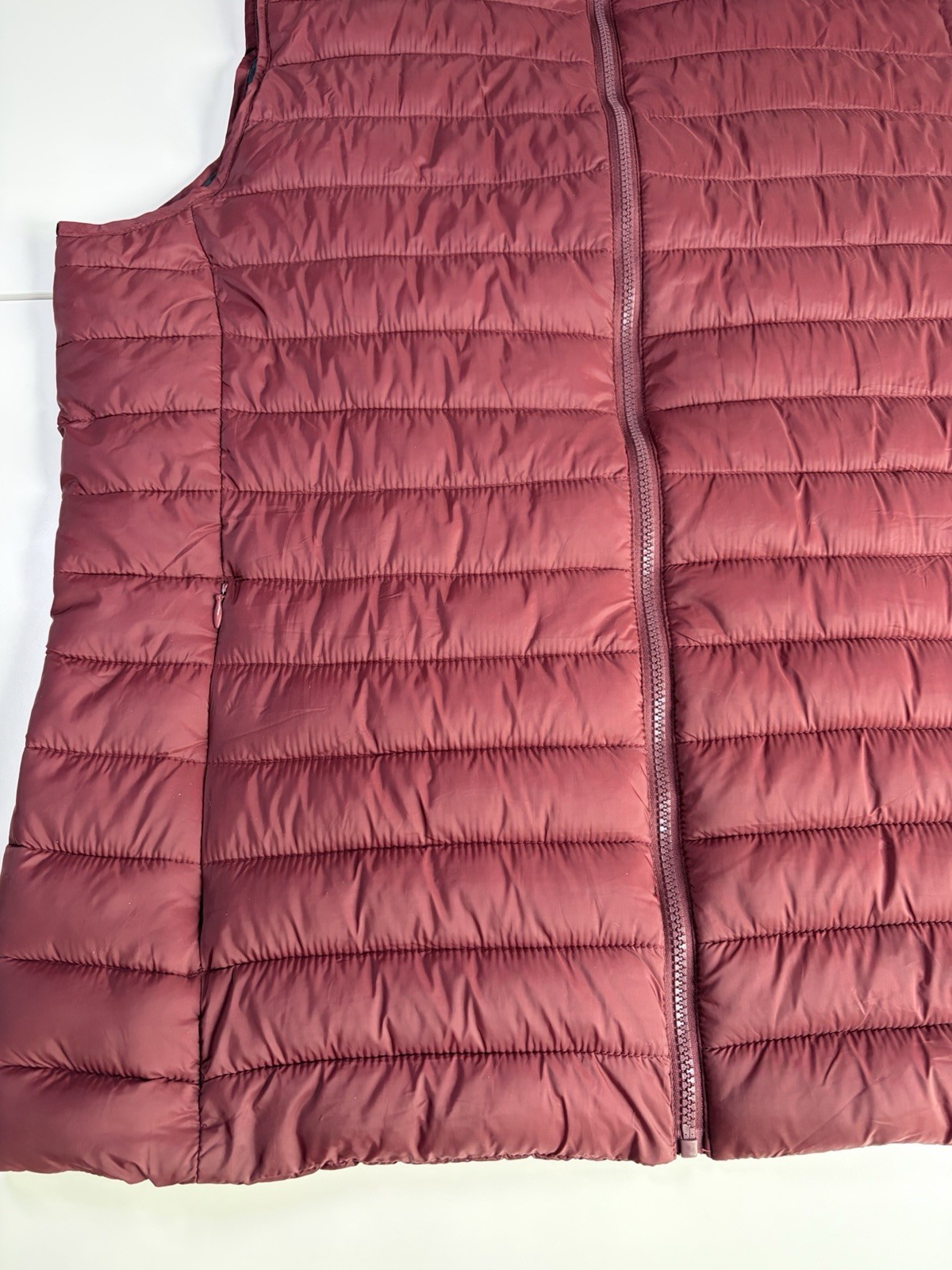 Joules Mens Puffer Gilet Jacket Burgundy Size XL, Hiking,walking, Quilted Warm.