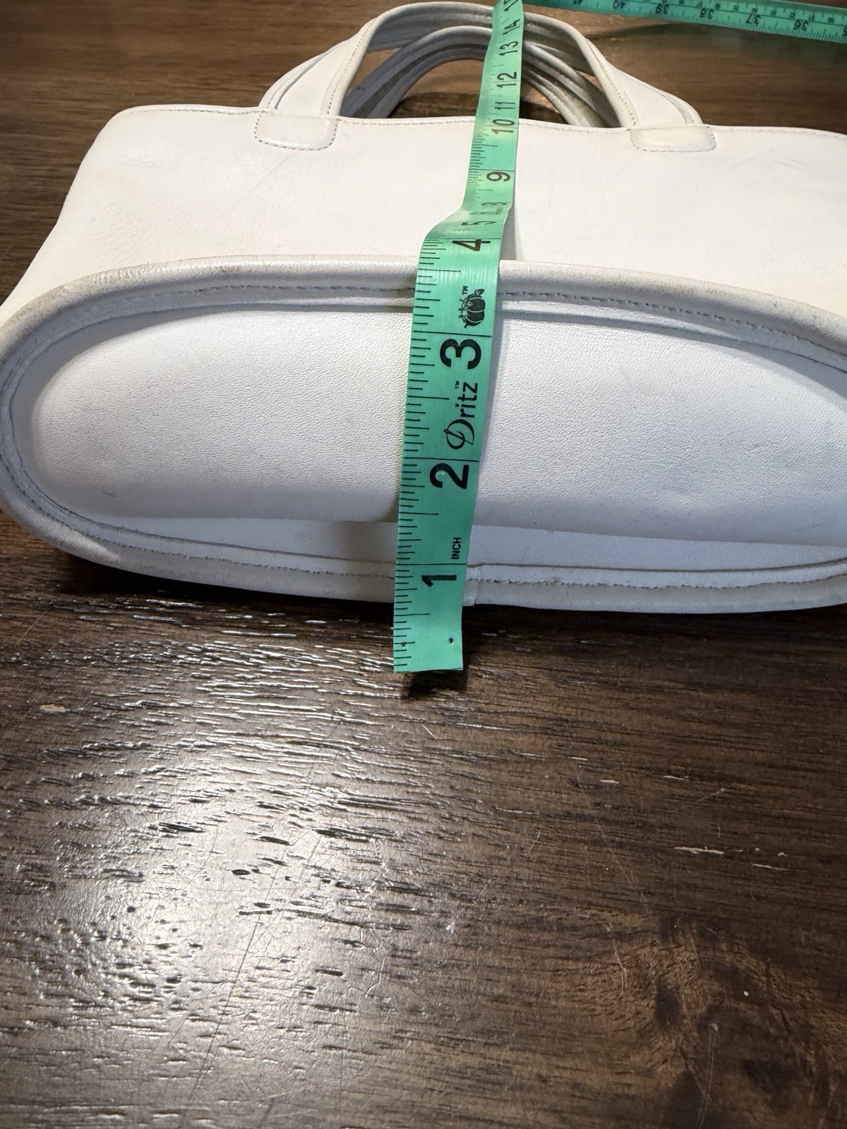 Coach 9301 Bleecker Basket Satchel White Leather Bag Vintage Purse Top Handle