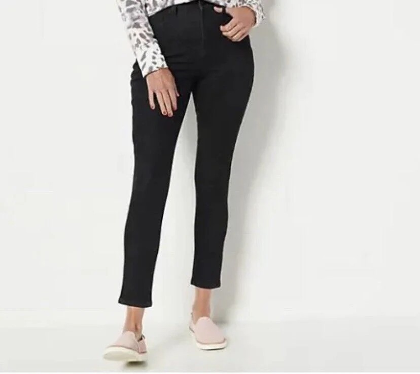 Laurie Felt Daisy Denim 5-Pocket Ankle Skinny Jeans
