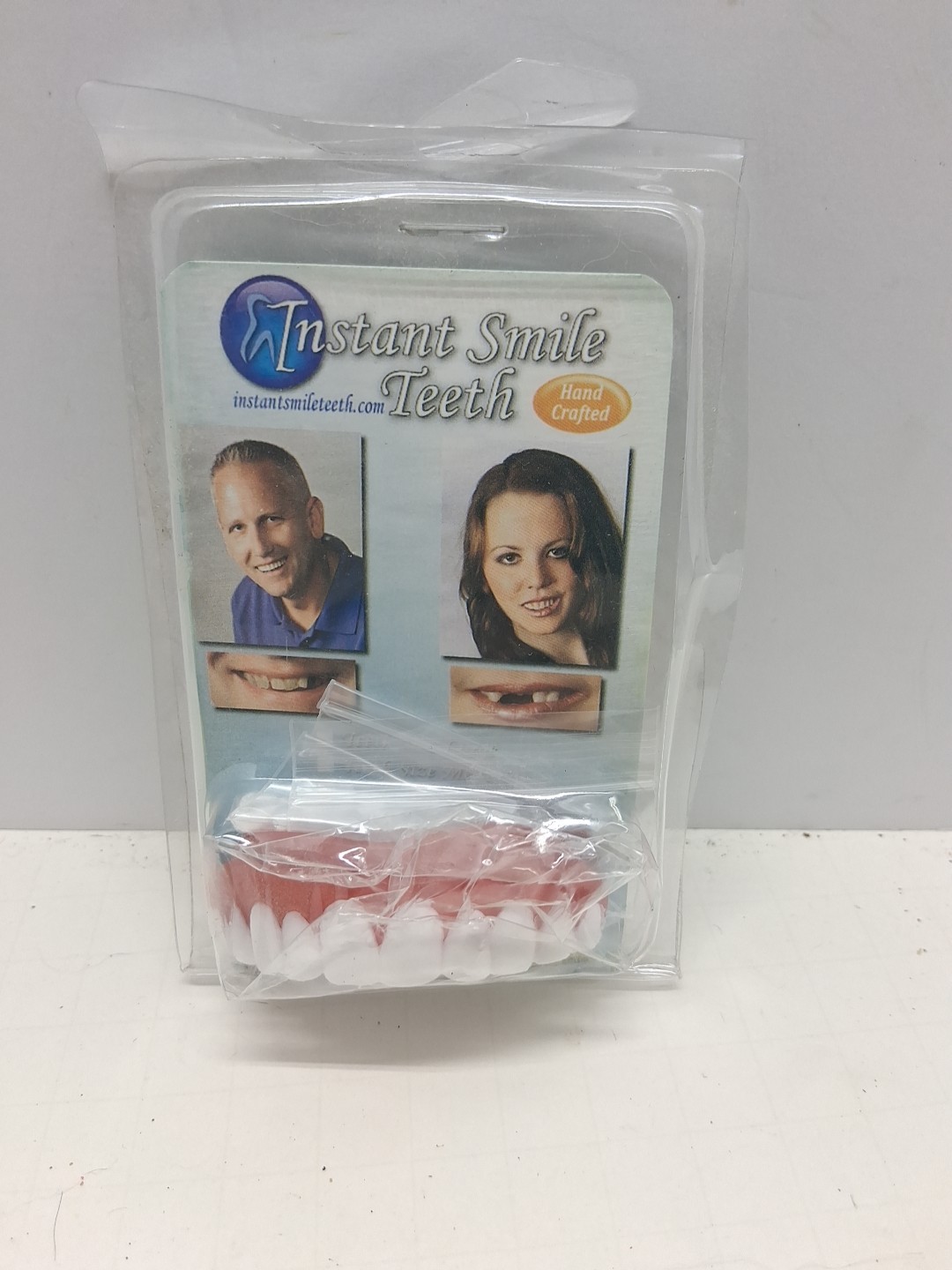 SECURE INSTANT SMILE DELUXE False Fake Cosmetic Veneer Teeth AS SEEN ON TV