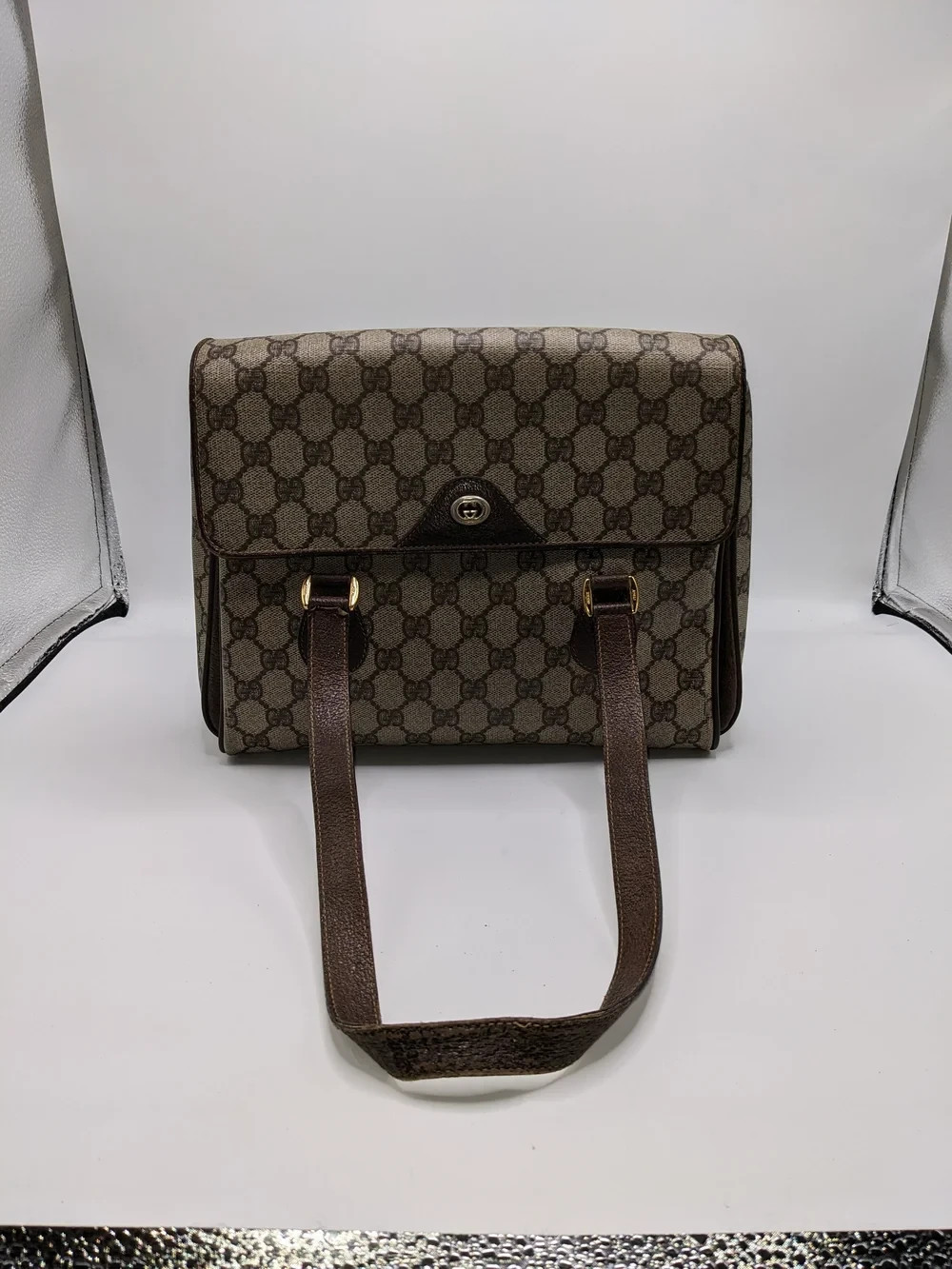 Authentic Vintage Gucci GG Supreme Monogram Shoulder Bag