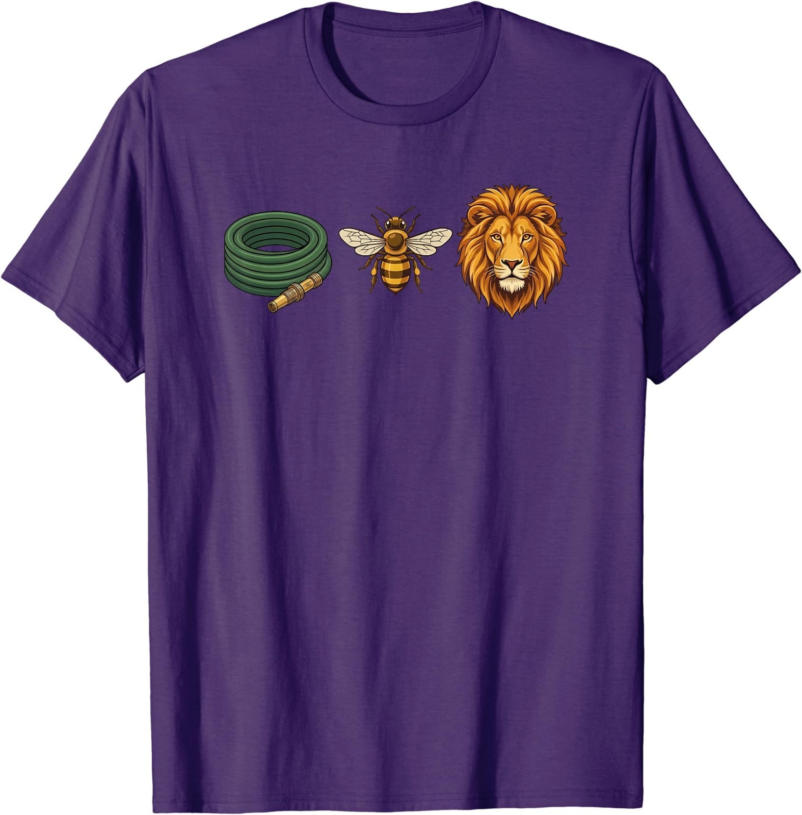Hose Bee Lion Icons Retro Funny Hoes Be Lying Pun Intended T-Shirt