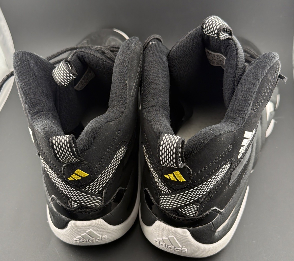 Adidas Crazy 8 Black White High Top Basketball Sneakers Men’s Size 9 G21939 VG