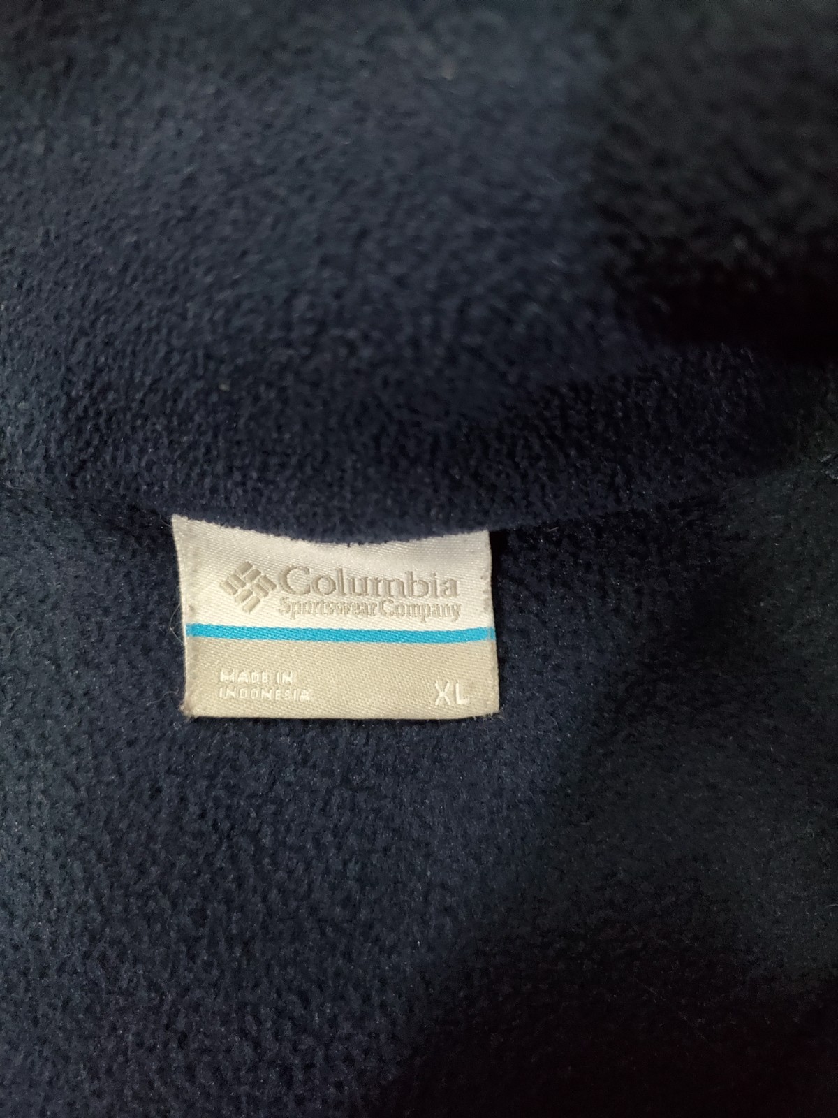 COLUMBIA FAST TREK™ II Navy Blue FLEECE JACKET FULL ZIP #1465351 WOMEN’S XL