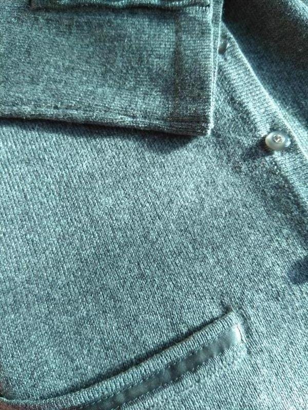 women silk and cashmere sweater grey cashmere 36