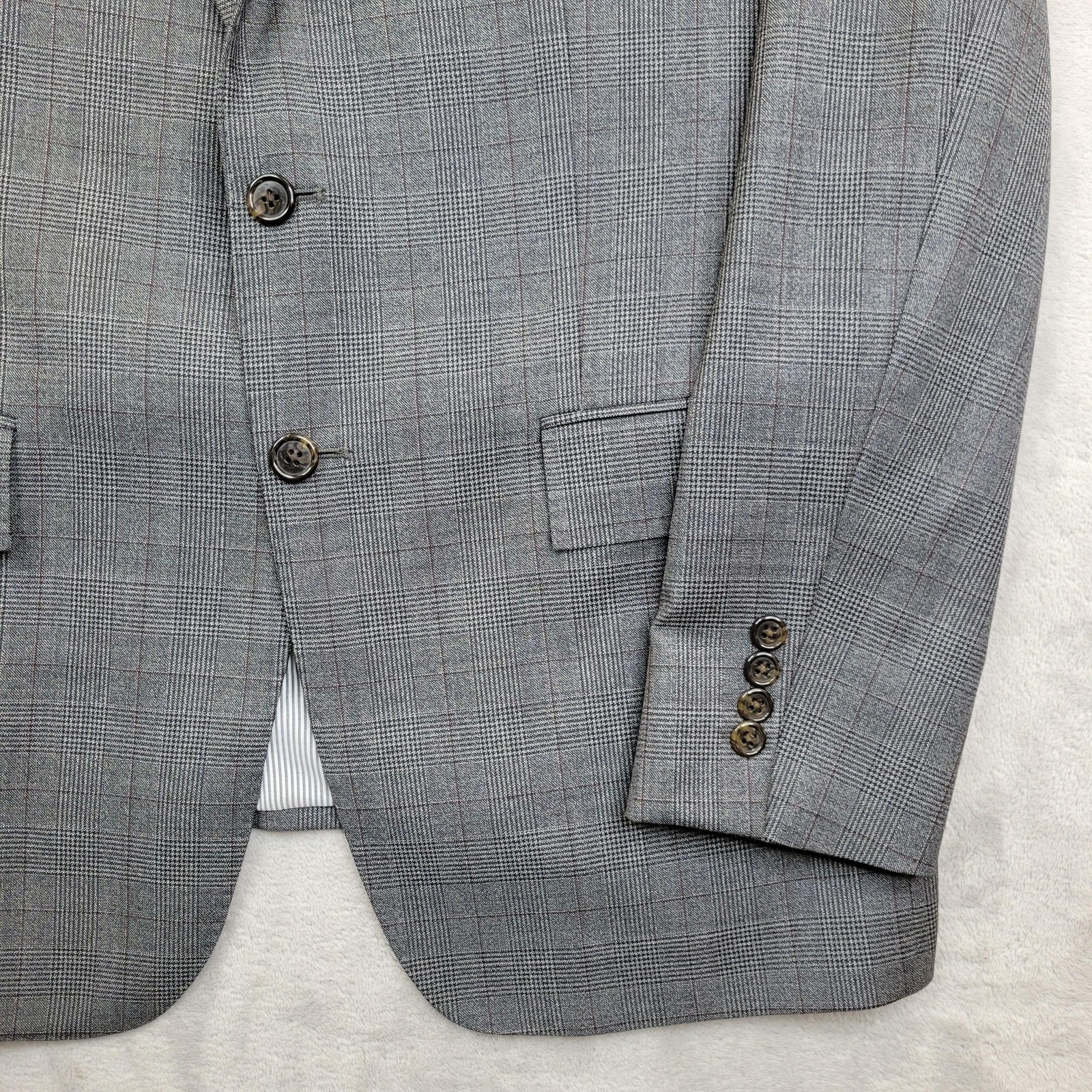 Todd Snyder Blazer Mens 42 Gray Wool Mayfair Fit Plaid Sport Coat Jacket Canada