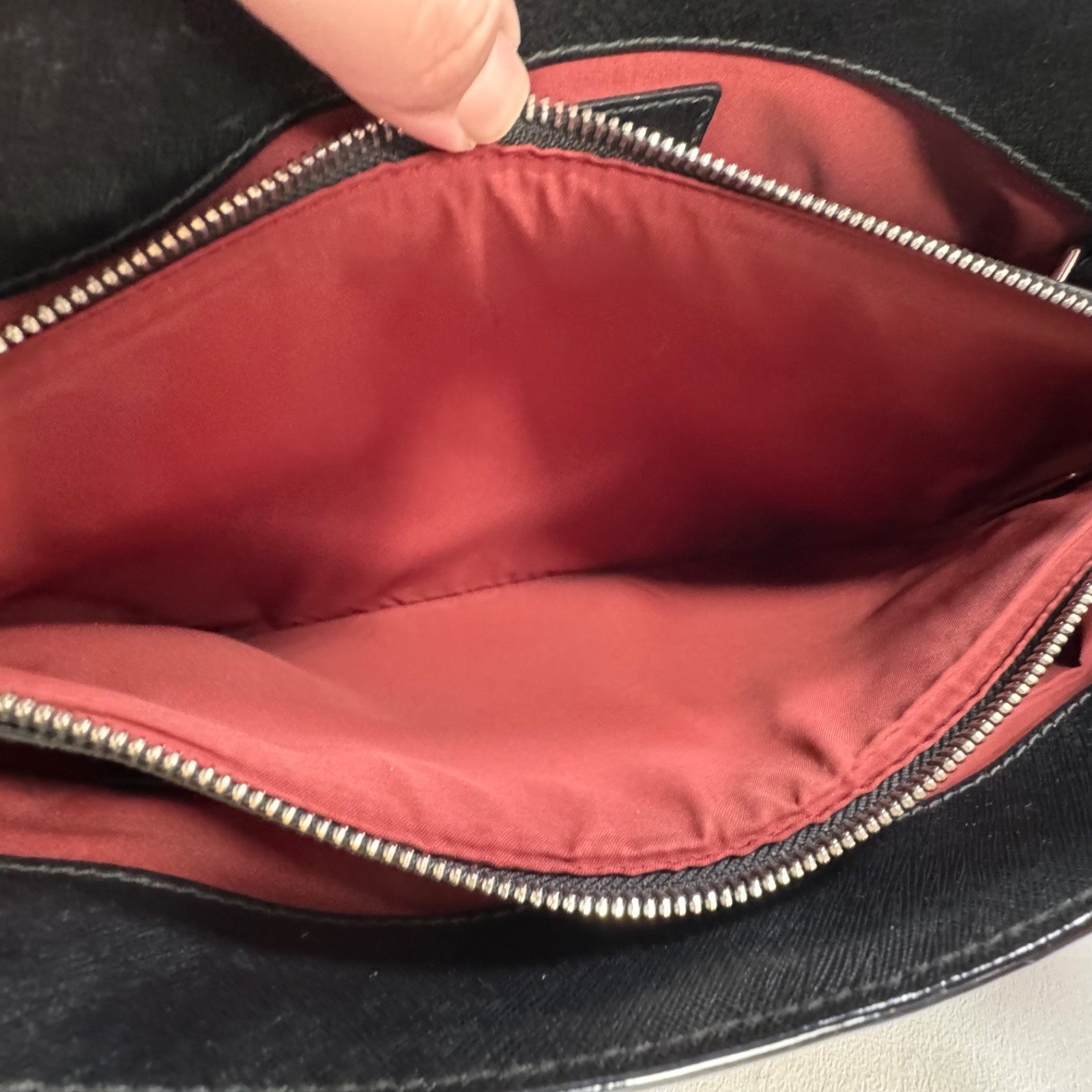 Bally Supra Black Embossed Leather Small Tote Purse – Damaged – See Details