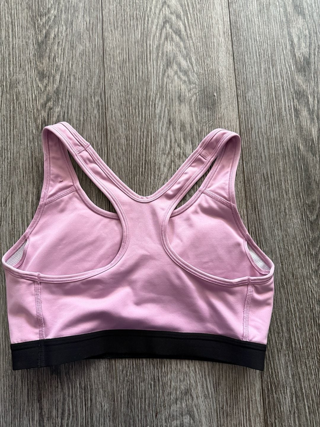Nike Dri-FIT Women’s Classic Padded Racerback Sports Bra Pink and Black