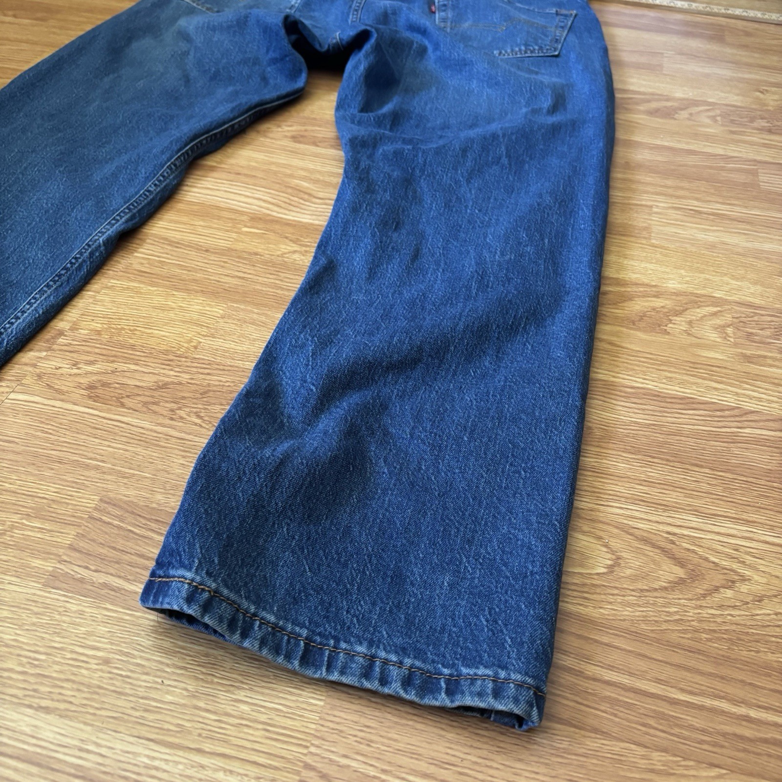 Levi’s 505 Jeans Mens 40×32 Blue Regular Fit Straight Leg Medium Wash Denim