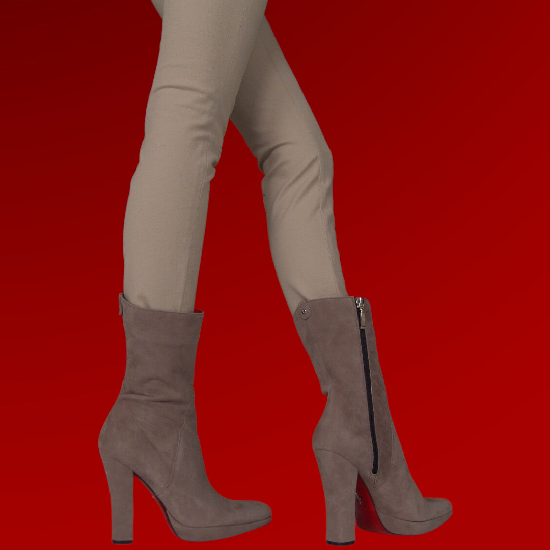 CESARE PACIOTTI BOOTS SHOES EU 40 SUEDE HEELS WOMEN’S SHOES