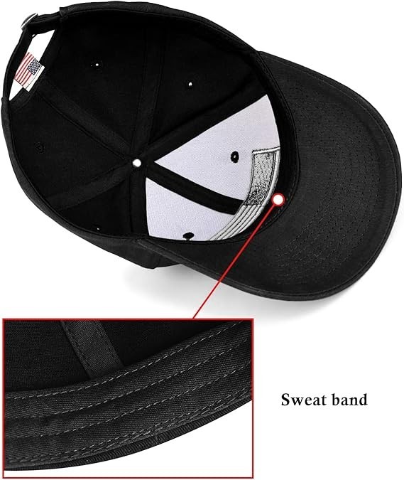 KIRAAT 3 Pack American Flag Baseball Cap Unisex,Low One Size Black＆grey＆khaki