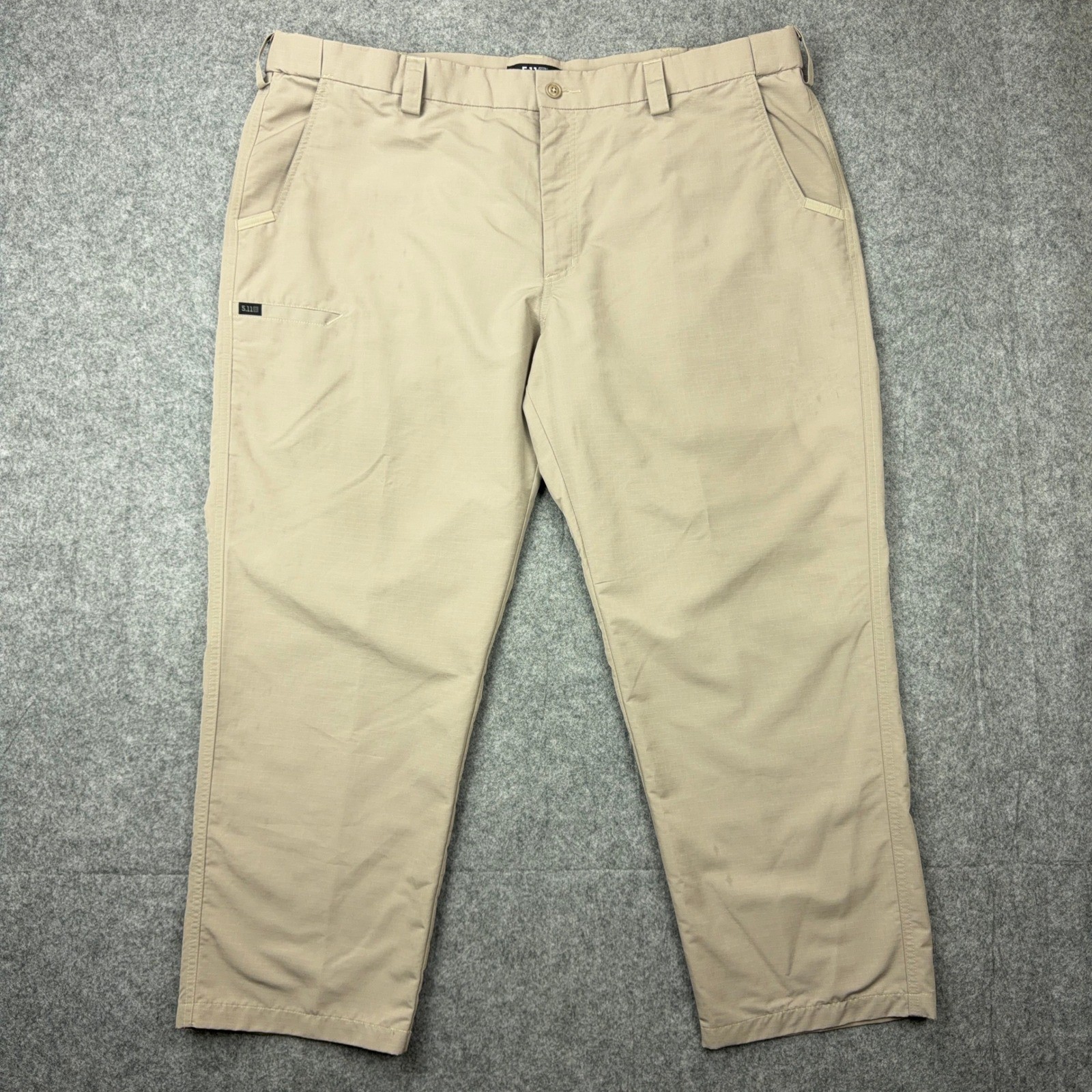5.11 Tactical Pants Mens 46×30 Khaki Fast Tac Urban Cargo Straight Ripstop Work
