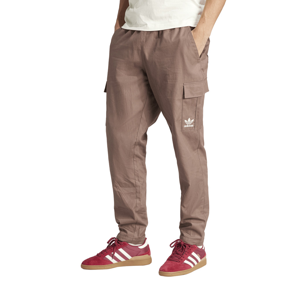 adidas Enjoy Summer Cargo Pants Mens Brown Casual Athletic Bottoms IW0957-A
