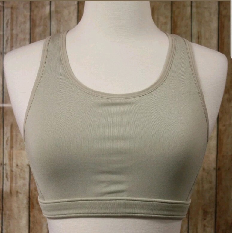 Patagonia Capilene Desert Tan Sport Top Sports Bra Womens Size Medium B/C NEW