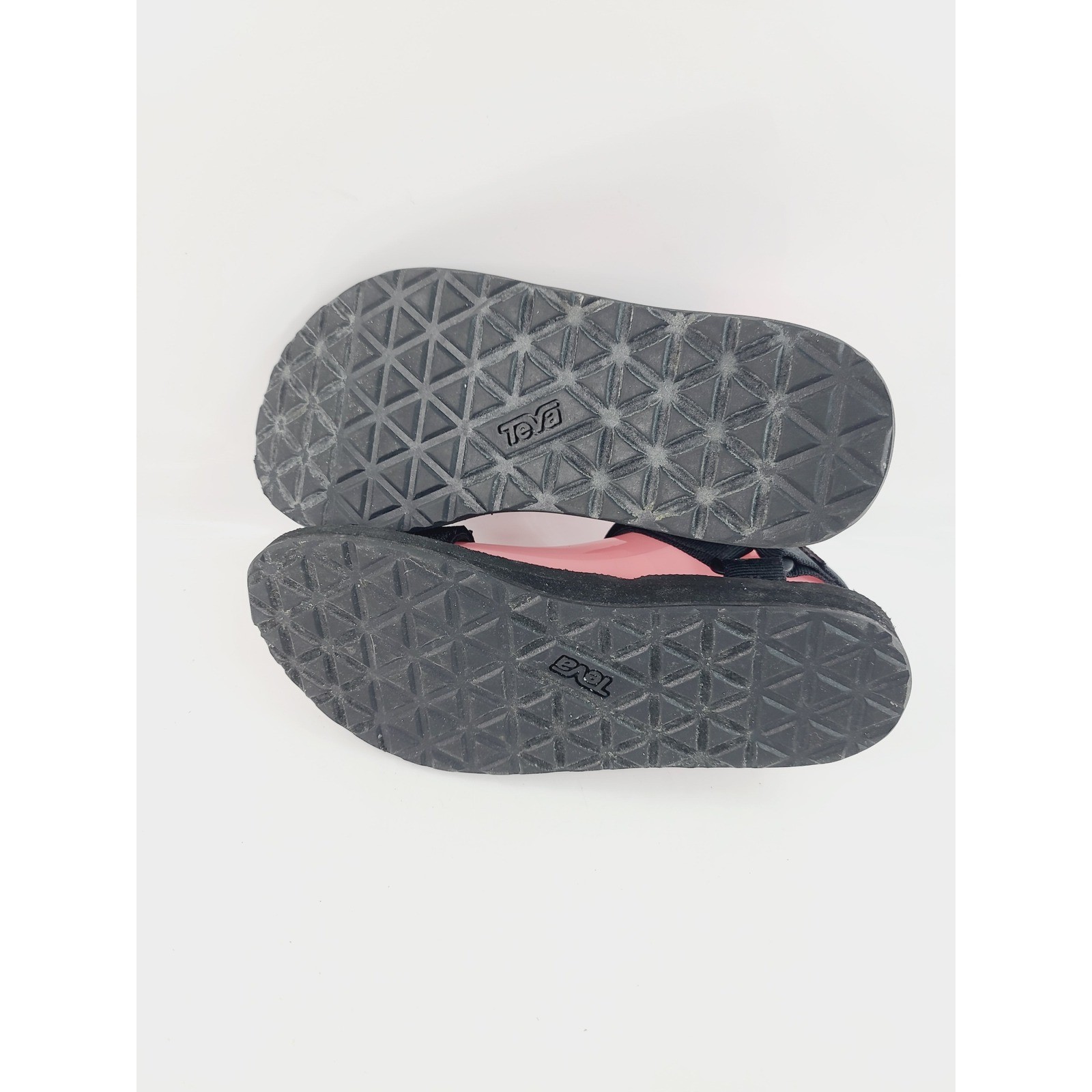 Teva, Open Toe Synthetic, Rubber Open Toe, Sporty Sandals, Women, Size 7, Black