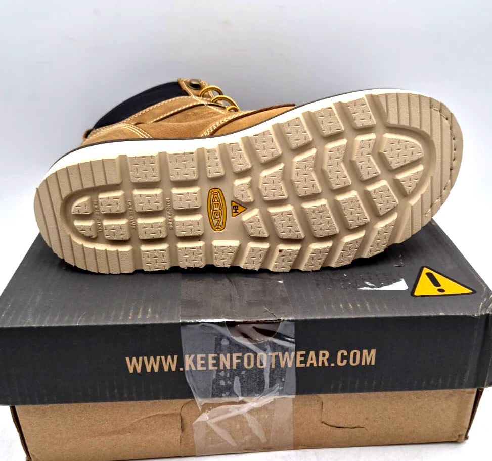 Keen Utility Footwear Size 9D Cincinnati 6″ Belgian/Sandshell Soft Toe Boots Men