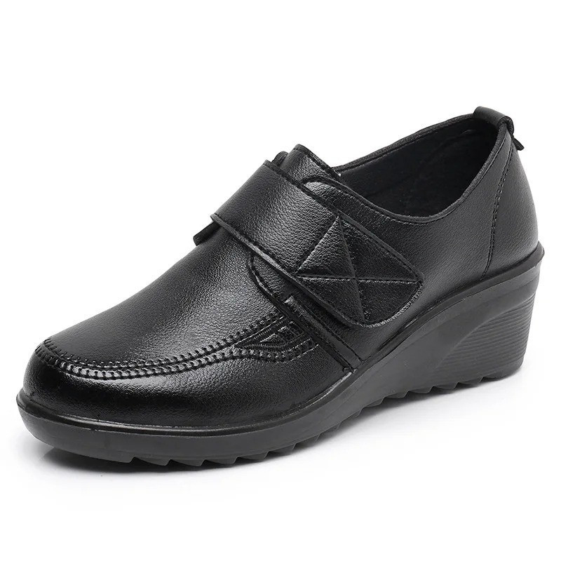 Women’S Wedge Ankle Boots Zip up Soft Sole Non Slip Comfortable Dress Shoes